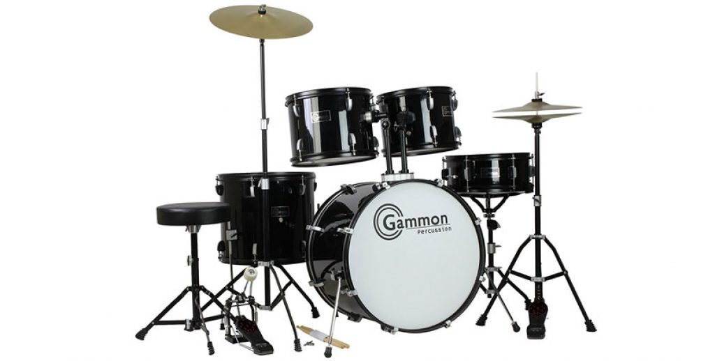 Gammon Percussion Complete Adult 5 Piece Drum Set Review Loud Beats