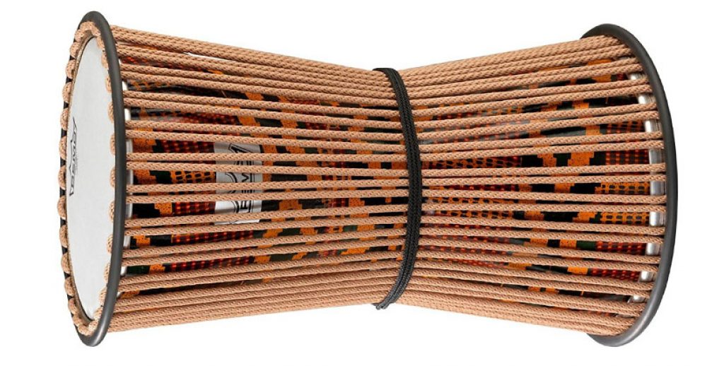 Remo Fabric African Stripe Talking Drum Review Loud Beats
