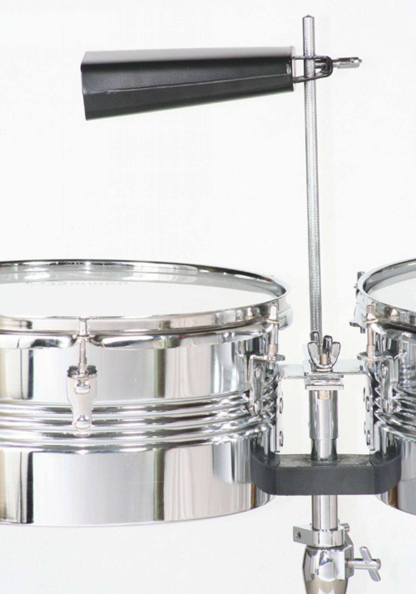 Timbales with Double Braced Stand Sticks and Cowbell Review Loud Beats