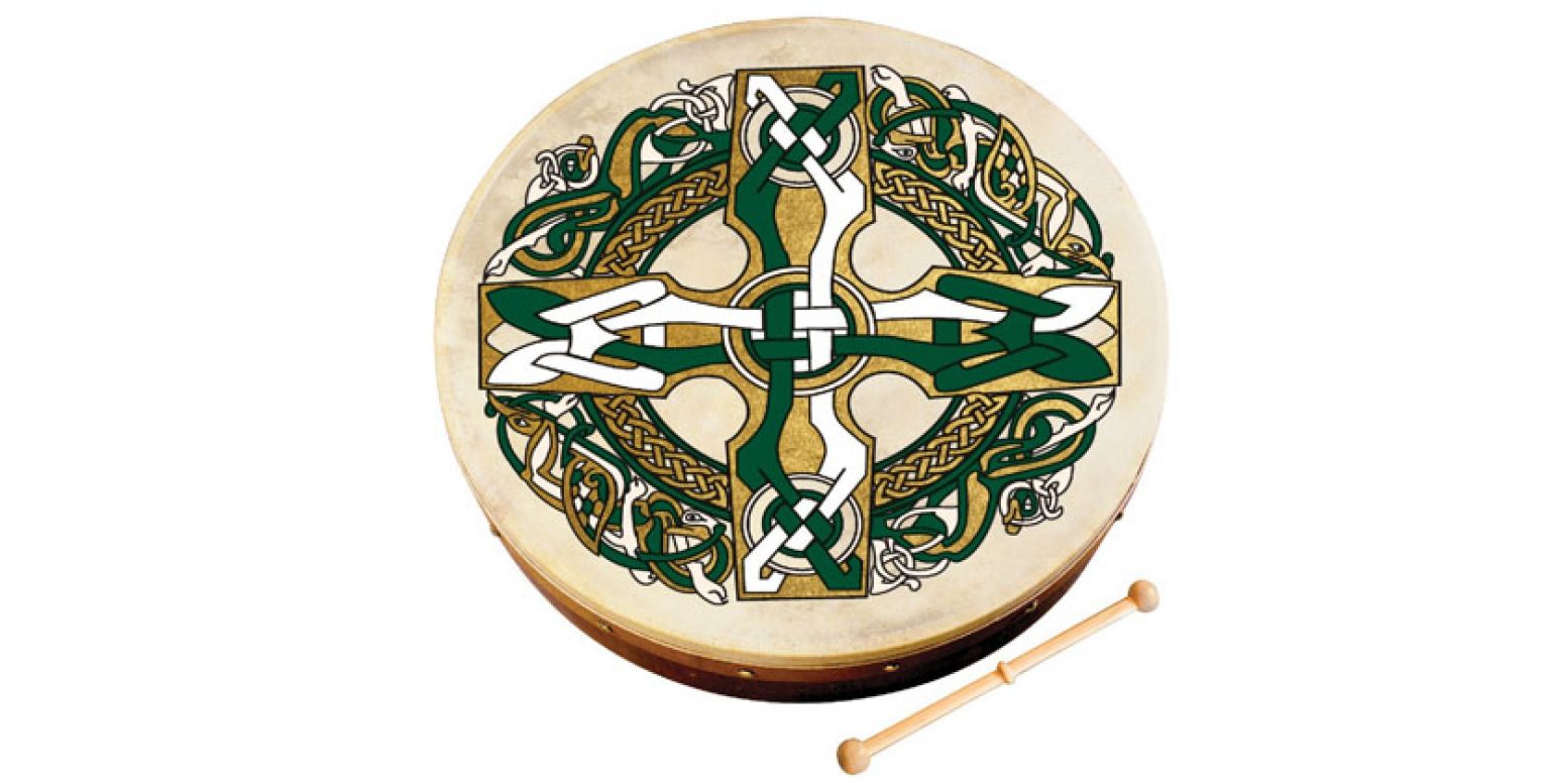 Waltons Handcrafted Celtic Cross Bodhran Review Loud Beats