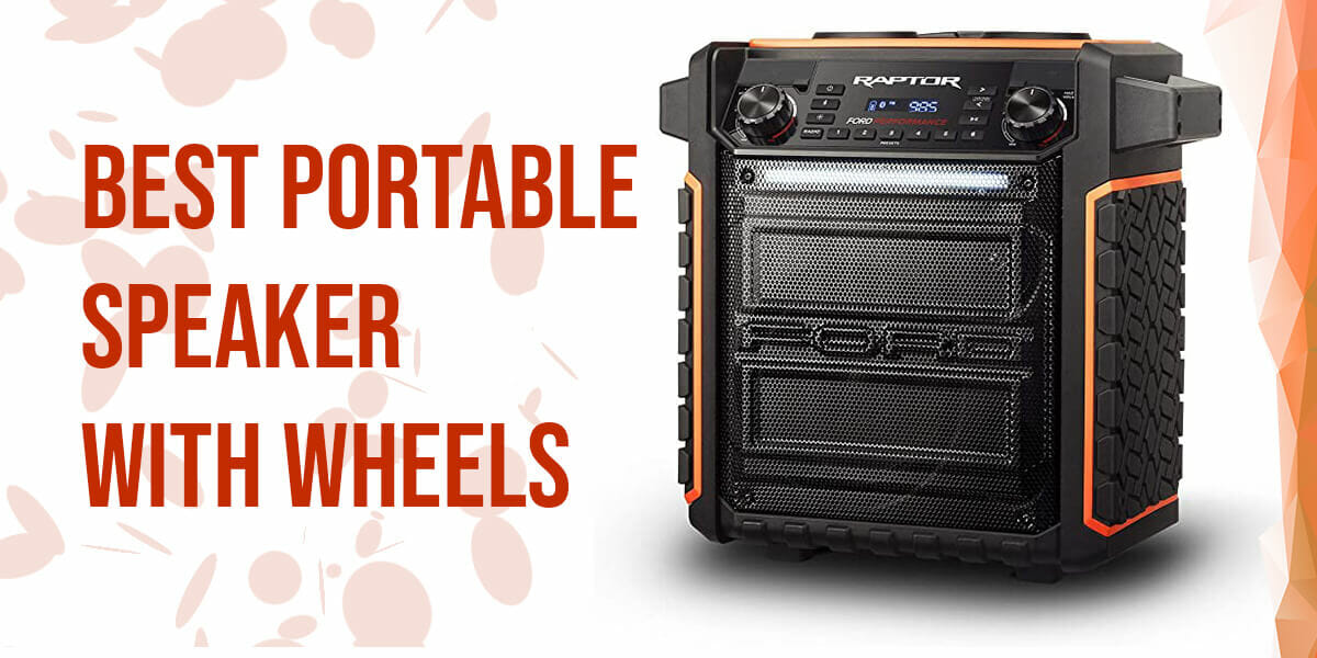 Bluetooth speaker sales on wheels