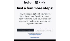 how to login hulu with spotify