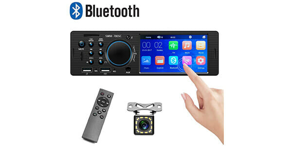 single din car stereo with backup camera